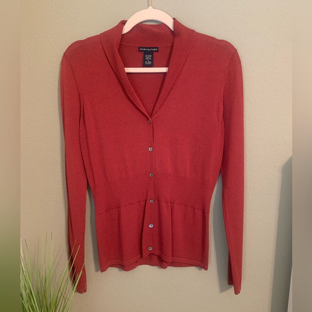 Anthropologie button up cardigan. Size S.